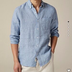 NWT J. Crew Men's XLT Linen shirt